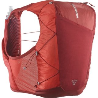Neu Eingetroffen Salomon Rucksack ACTIVE SKIN 12 SET RED - ROTE DAHLIE/HIGH RISK RED