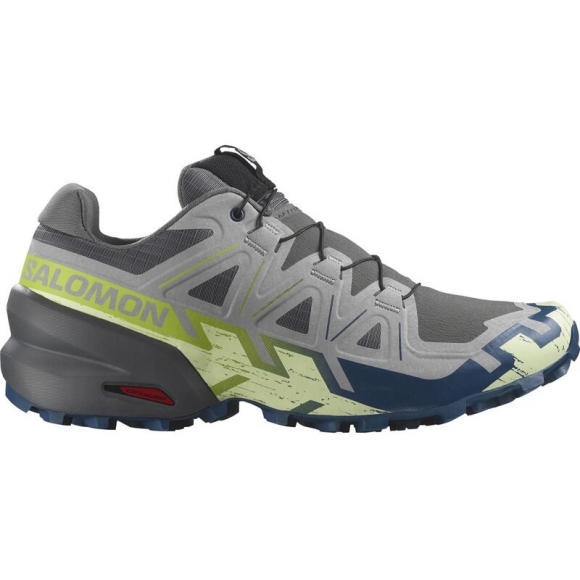 Neu Eingetroffen Salomon Herren Trailrunningschuhe SHOES SPEEDCROSS 6 - Castlerock/Limettencreme/Poseidon