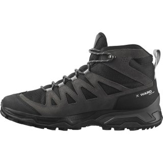 Neu Eingetroffen Salomon Herren Multifunktionsstiefel SHOES X WARD LEATHER MID GTX - Phantom/Schwarz/Magnet