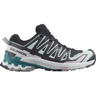 Neu Eingetroffen Salomon Damen Trailrunningschuhe SHOES XA PRO 3D V9 GTX W - Schwarz/Gebleichtes Aquamarin/Hafenblau