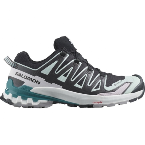 Neu Eingetroffen Salomon Damen Trailrunningschuhe SHOES XA PRO 3D V9 GTX W - Schwarz/Gebleichtes Aquamarin/Hafenblau Neu Eingetroffen Salomon Damen Trailrunningschuhe SHOES XA PRO 3D V9 GTX W - Schwarz/Gebleichtes Aquamarin/Hafenblau