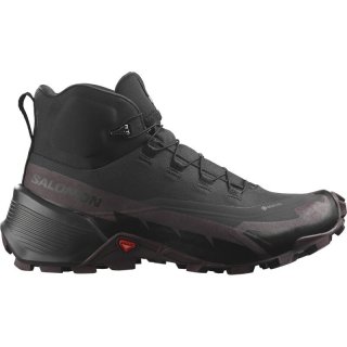 Neu Eingetroffen Salomon Damen Multifunktionsstiefel SHOES CROSS HIKE MID GTX 2 W - Schwarz/Schokoladenpflaume/Schwarz