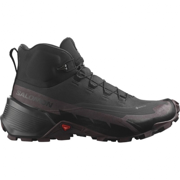 Neu Eingetroffen Salomon Damen Multifunktionsstiefel SHOES CROSS HIKE MID GTX 2 W - Schwarz/Schokoladenpflaume/Schwarz