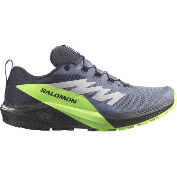 Neu Eingetroffen Salomon Herren Trailrunningschuhe SHOES SENSE RIDE 5 GTX - Feuerstein/Schwarz/Grüner Gecko