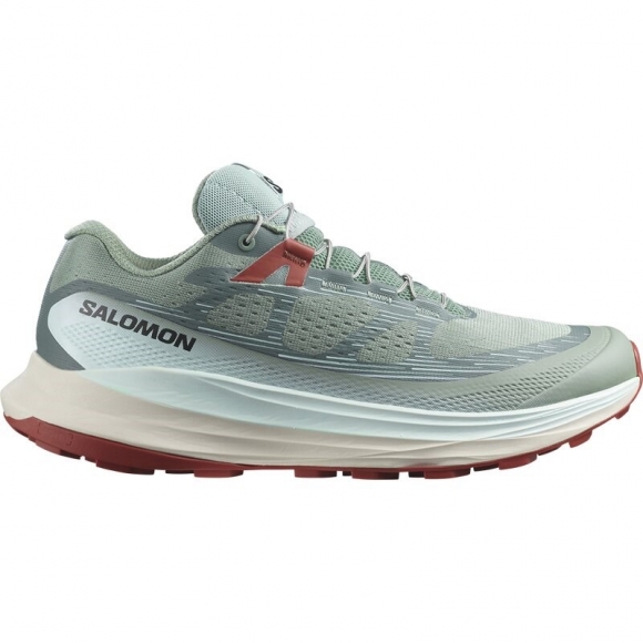 Neu Eingetroffen Salomon Damen Trailrunningschuhe SHOES ULTRA GLIDE 2 W - Seerosenblatt/Gebleichtes Aquamarin/Scharfe Sauce