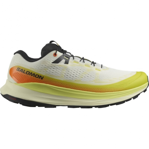 Neu Eingetroffen Salomon Herren Trailrunningschuhe SHOES ULTRA GLIDE 2 - Vanilleeis/Schwefelquelle/Drachenfeuer