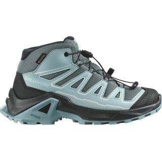 Neu Eingetroffen Salomon Kinder Trekkingstiefel SHOES X ULTRA MID GTX J - Turbulenz/Schwarz/Turmalin