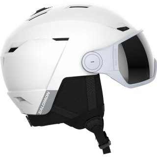 Neu Eingetroffen Salomon Helm HELMET ICON LT VISOR - Weiß