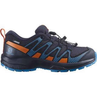 Neu Eingetroffen Salomon Kinder Multifunktionsschuhe SHOES XA PRO V8 CSWP J - Marineblau/Leuchtendes Orange/Fröhlich