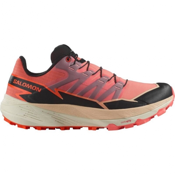 Neu Eingetroffen Salomon Damen Laufschuhe SHOES THUNDERCROSS W - Fusionskoralle/Schwarz/Rotorange