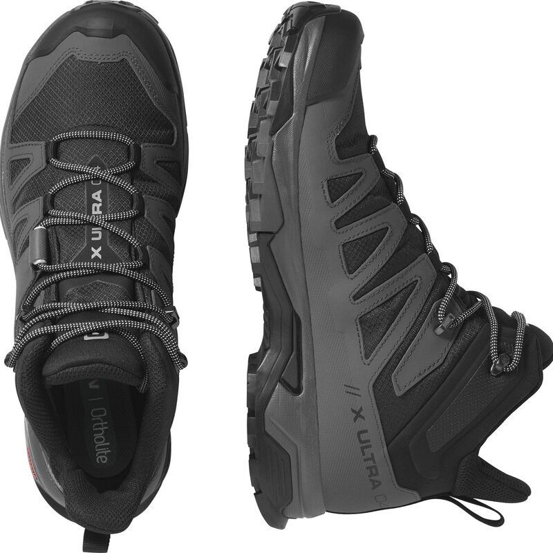 Neu Eingetroffen Salomon Herren Multifunktionsstiefel SHOES X ULTRA 4 MID GTX - Schwarz/Magnet/Perlblau