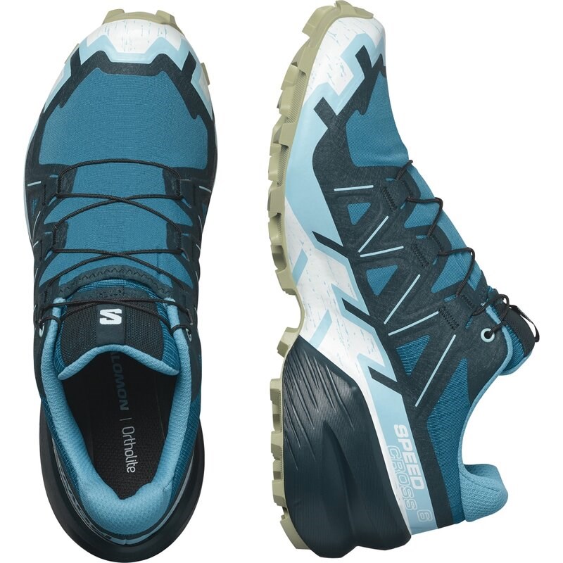 Neu Eingetroffen Salomon Damen Trailrunningschuhe SHOES SPEEDCROSS 6 W - Tahitianische Flut/Kohlenstoff/Tee