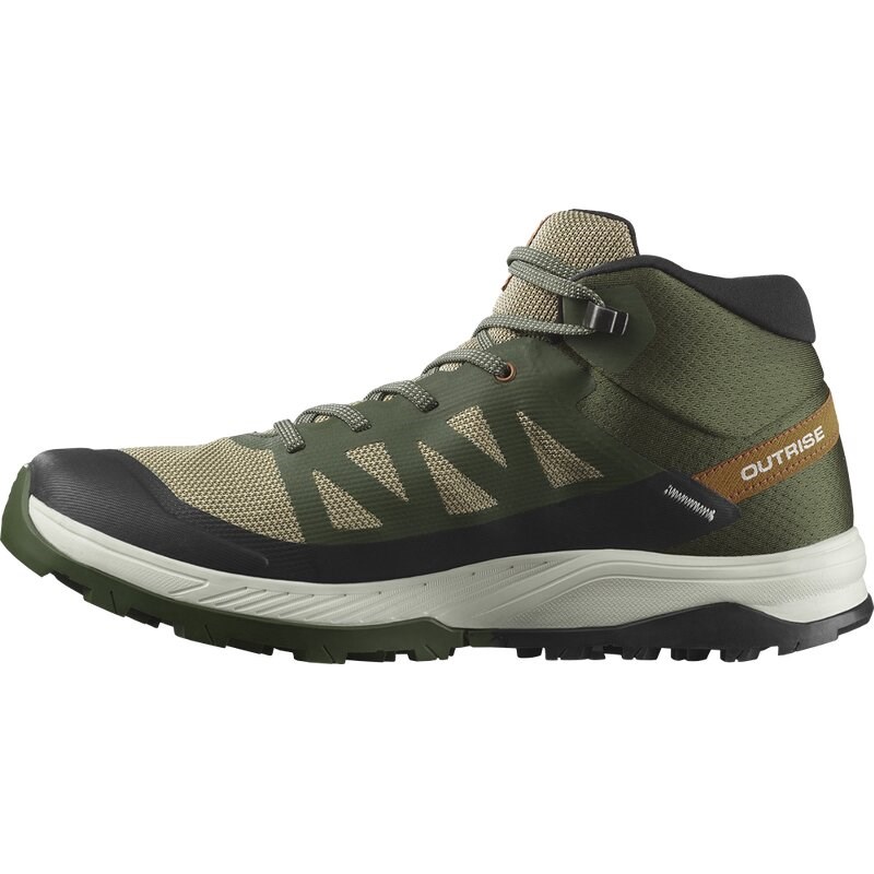Neu Eingetroffen Salomon Herren Multifunktionsstiefel SHOES OUTRISE MID GTX - Olivennacht/Regentag/Zuckermandel