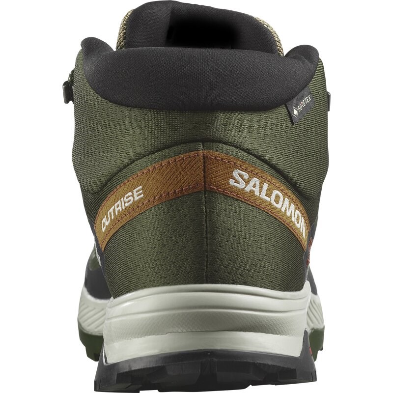 Neu Eingetroffen Salomon Herren Multifunktionsstiefel SHOES OUTRISE MID GTX - Olivennacht/Regentag/Zuckermandel
