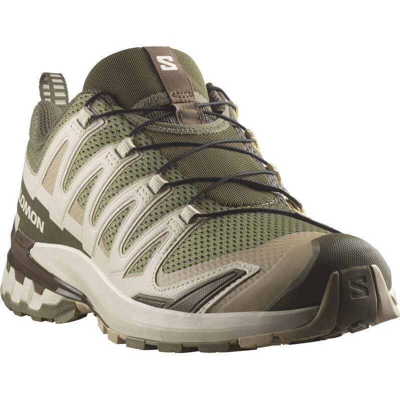 Neu Eingetroffen Salomon Herren Trailrunningschuhe SHOES XA PRO 3D V9 - Tiefes Flechtengrün/Safari/Dunkle Erde
