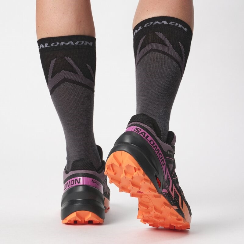 Neu Eingetroffen Salomon Damen Trailrunningschuhe SHOES SPEEDCROSS 6 GTX W - Mondlandschaft/Schwarz/Paradiesvogelblume