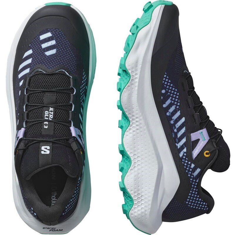 Neu Eingetroffen Salomon Damen Trailrunningschuhe SHOES ULTRA GLIDE 3 W PROTO PACK - Schwarz/Weiß/Wasserfall