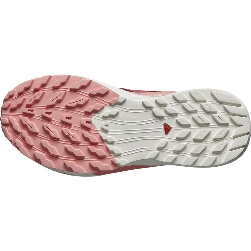 Neu Eingetroffen Salomon Damen Trailrunningschuhe SHOES SENSE RIDE 5 GTX W - Syrah/Vanilleeis/Pfirsichbernstein