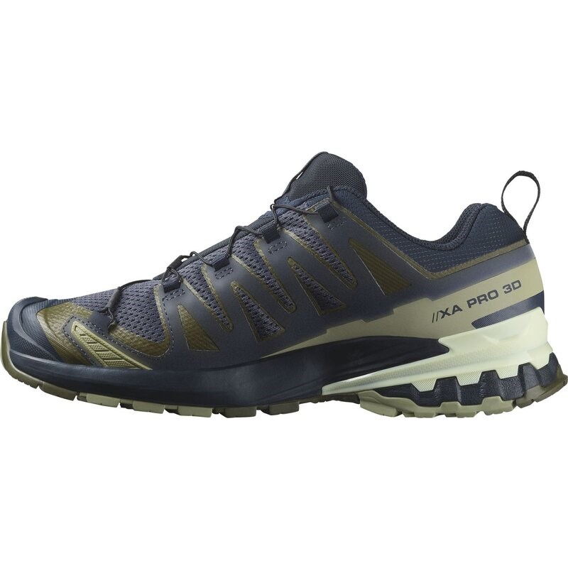 Neu Eingetroffen Salomon Herren Trailrunningschuhe SHOES XA PRO 3D V9 - Tusche/Olivennacht/Aloe Wash