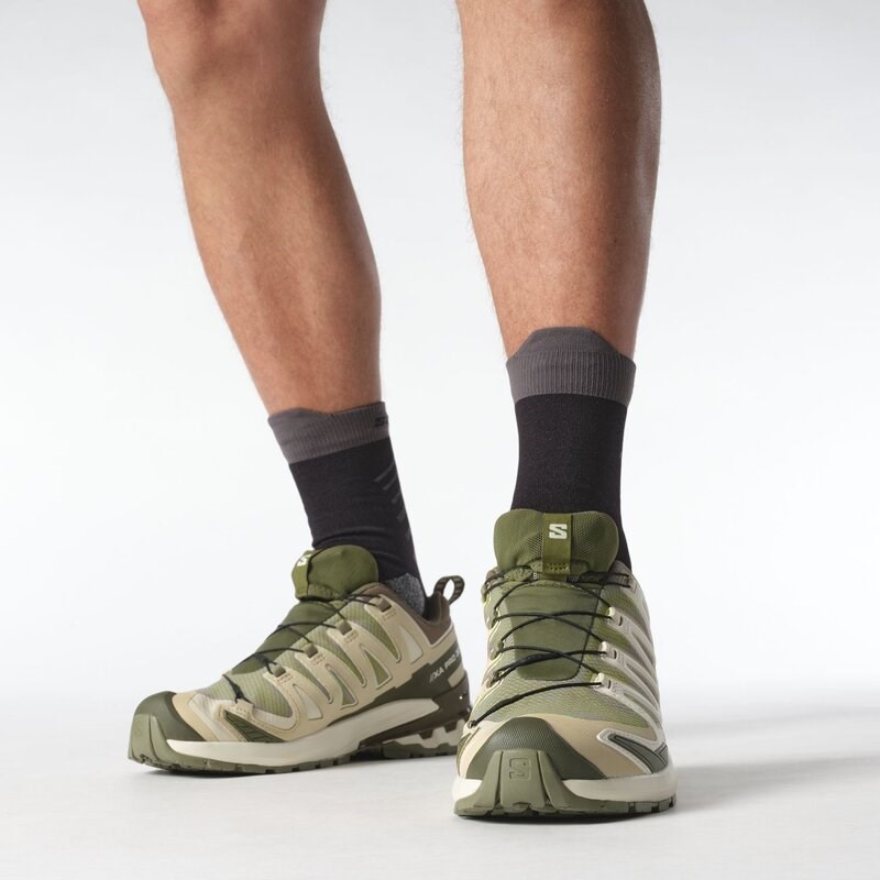 Neu Eingetroffen Salomon Herren Trailrunningschuhe SHOES XA PRO 3D V9 GTX - Tiefes Flechtengrün/Safari/Dunkle Erde