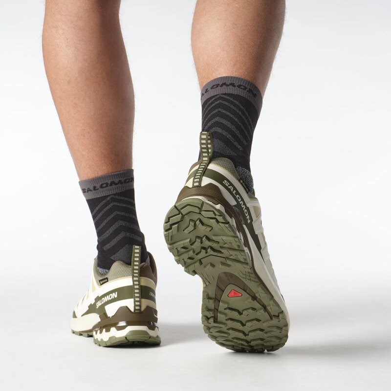 Neu Eingetroffen Salomon Herren Trailrunningschuhe SHOES XA PRO 3D V9 GTX - Tiefes Flechtengrün/Safari/Dunkle Erde