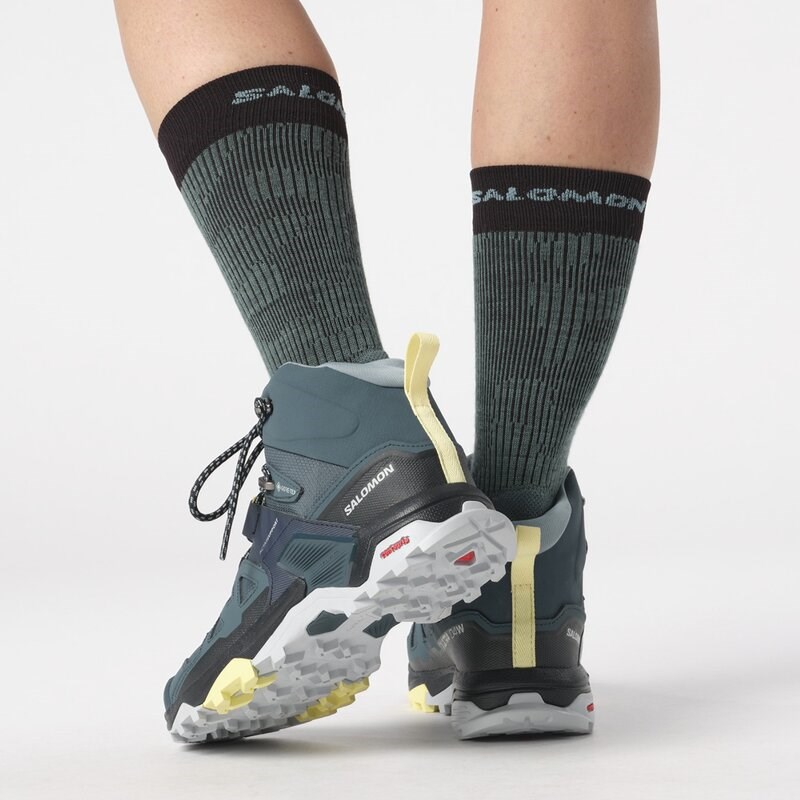 Neu Eingetroffen Salomon Damen Multifunktionsstiefel SHOES X ULTRA 4 MID GTX W - Sternengucker/Carbon/Steinblau