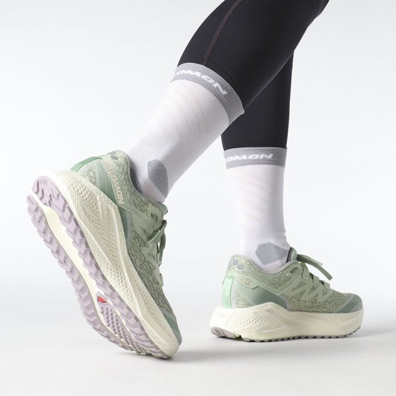 Neu Eingetroffen Salomon Damen Laufschuhe SHOES AERO GLIDE 3 GRVL W Sea - Sea Foam/Vanilla Ice/Nirvana