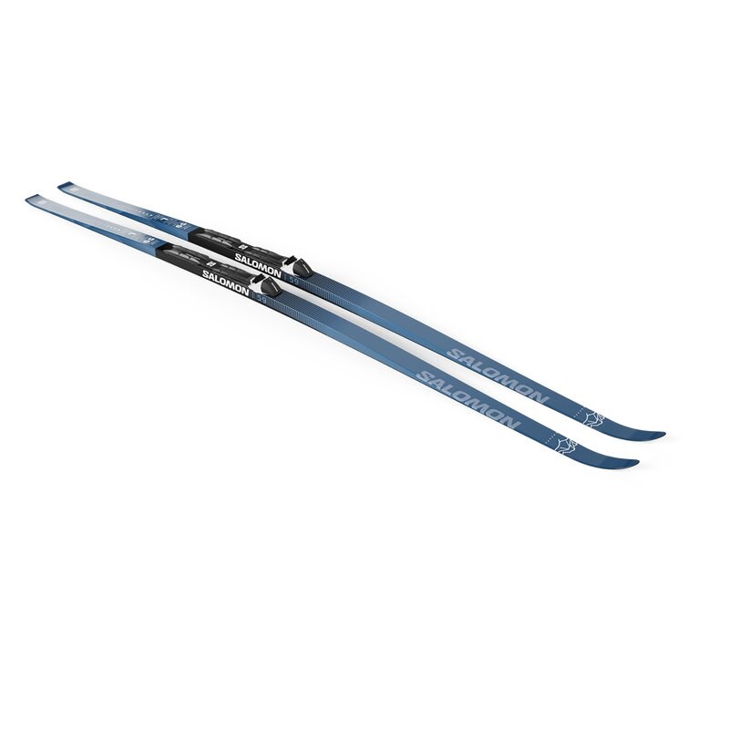 Neu Eingetroffen Salomon Langlauf Ski ESCAPE SNOW59 POSI PM PLK - Prozessblau/Schwarz