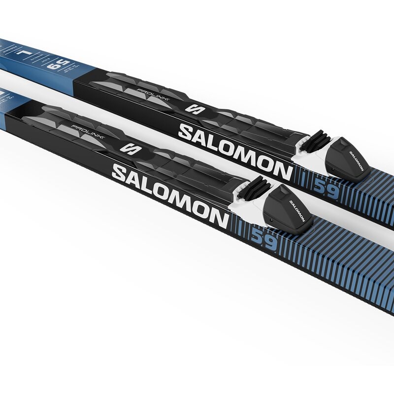 Neu Eingetroffen Salomon Langlauf Ski ESCAPE SNOW59 POSI PM PLK - Prozessblau/Schwarz