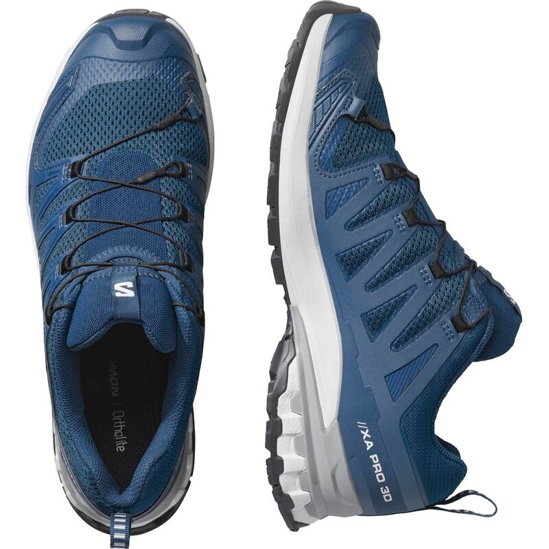 Neu Eingetroffen Salomon Herren Trailrunningschuhe SHOES XA PRO 3D V9 - Poseidon/Eiszapfen/Legierung