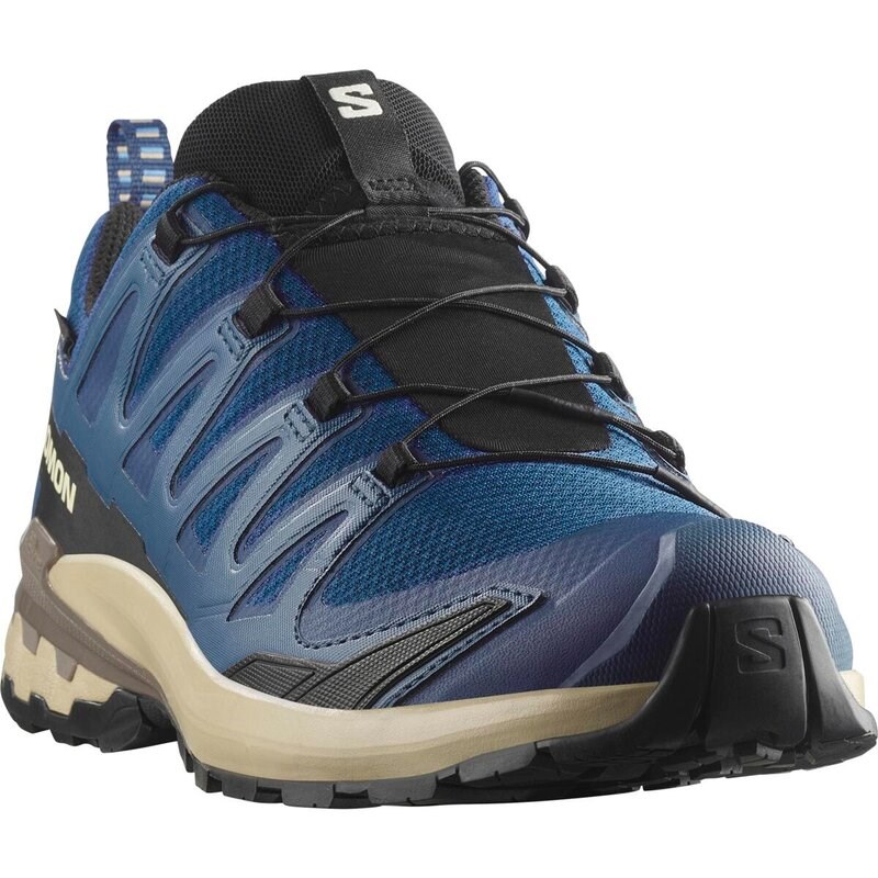 Neu Eingetroffen Salomon Herren Trailrunningschuhe SHOES XA PRO 3D V9 GTX - Poseidon/Weißer Pfeffer/Falke