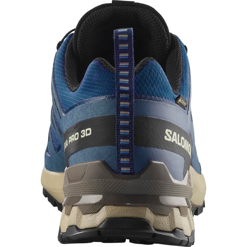 Neu Eingetroffen Salomon Herren Trailrunningschuhe SHOES XA PRO 3D V9 GTX - Poseidon/Weißer Pfeffer/Falke