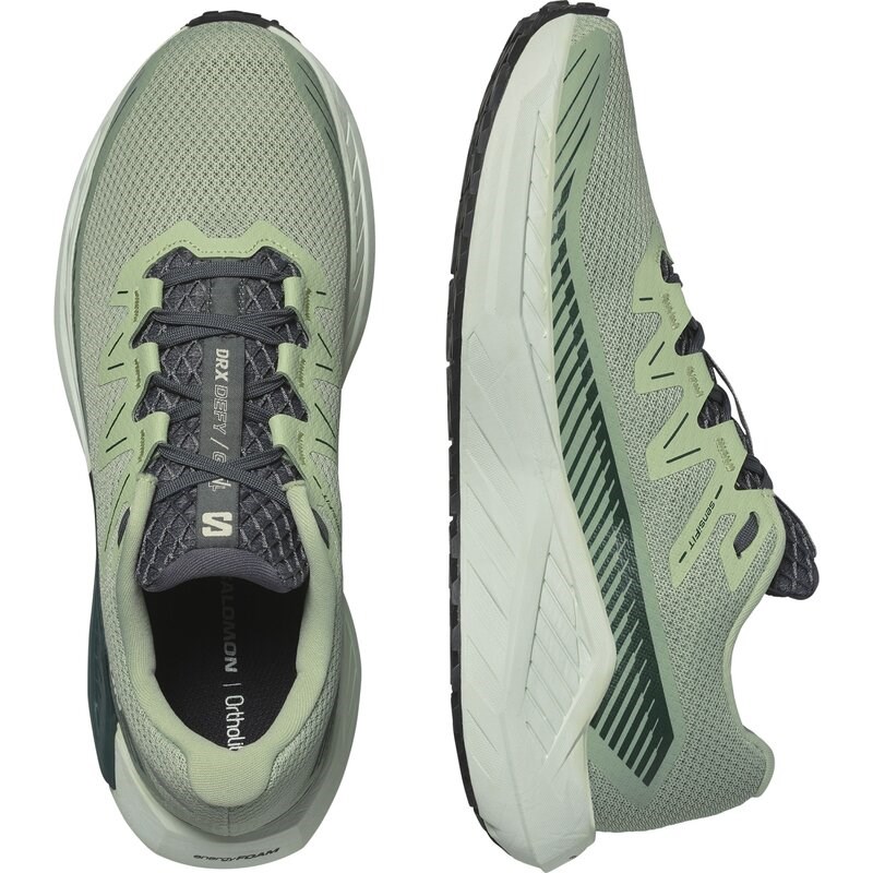 Neu Eingetroffen Salomon Herren Laufschuhe SHOES DRX DEFY GRVL Smoke - Rauchgrün/Seemoos/Kanariengrün