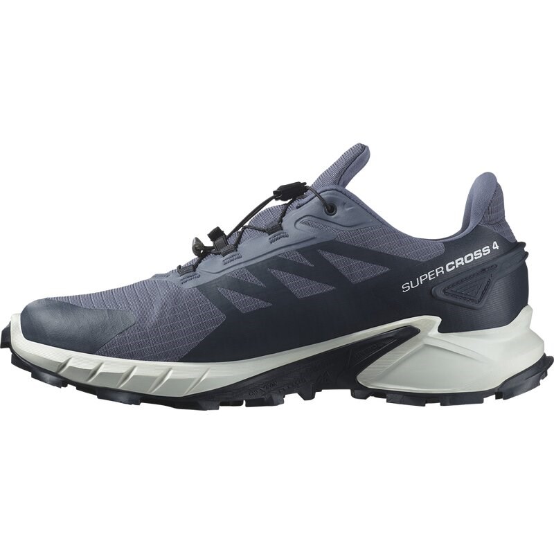 Neu Eingetroffen Salomon Herren Trailrunningschuhe SHOES SUPERCROSS 4 GTX - Grisaille/Weiß/Carbon