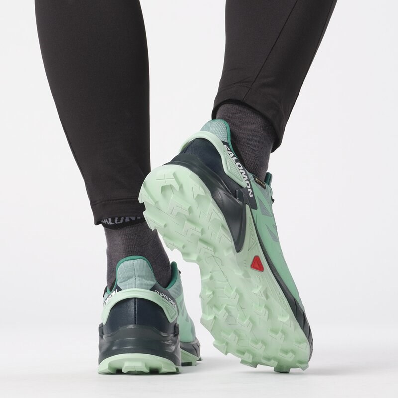 Neu Eingetroffen Salomon Damen Trailrunningschuhe SHOES SUPERCROSS 4 GTX W - Staubtürkis/Tinte/Blauer Dunst