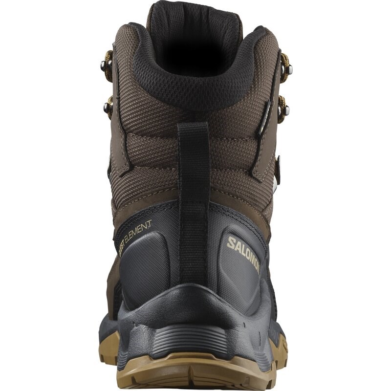 Neu Eingetroffen Salomon Herren Trekkingstiefel SHOES QUEST ELEMENT GTX - Delicioso/Schwarz/Mattgold