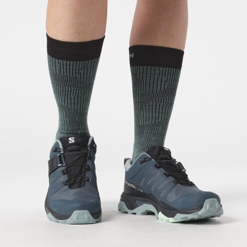 Neu Eingetroffen Salomon Damen Multifunktionsschuhe SHOES X ULTRA 4 GTX W - Stargazer/Carbon/Stone Blue