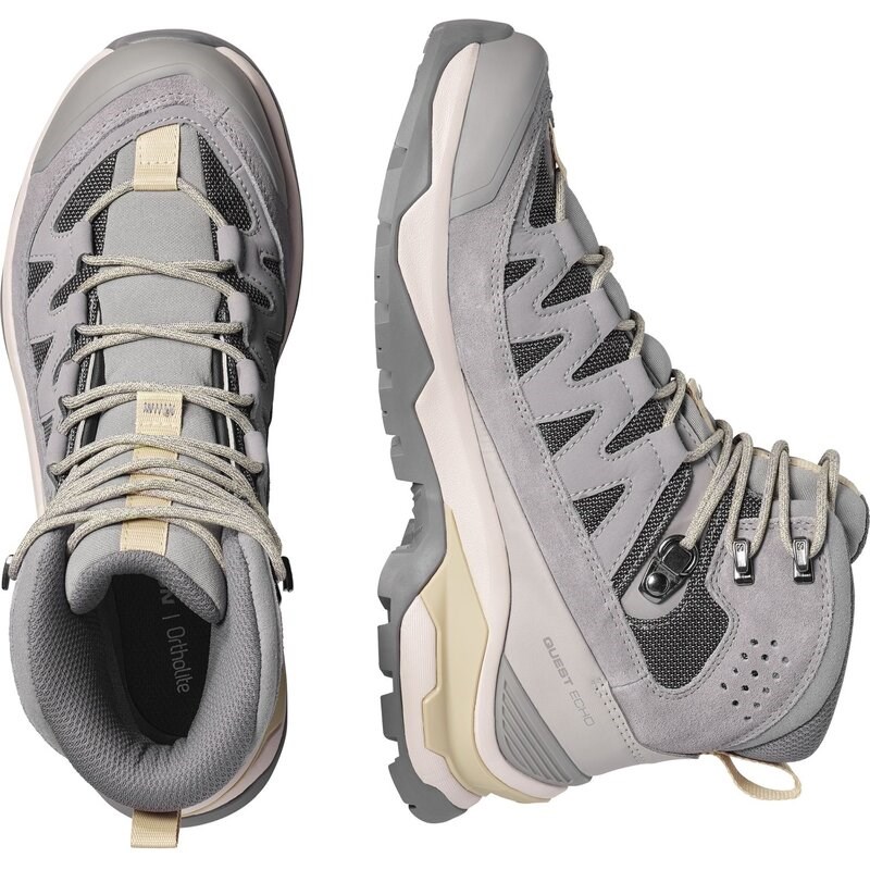 Neu Eingetroffen Salomon Damen Trekkingstiefel SHOES QUEST ECHO GTX W - Möwe/Paloma/Moor