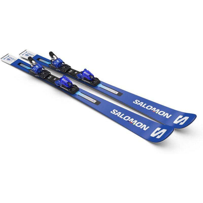 Neu Eingetroffen Salomon Kinder Racing Ski NX - Rennblau/Weiß
