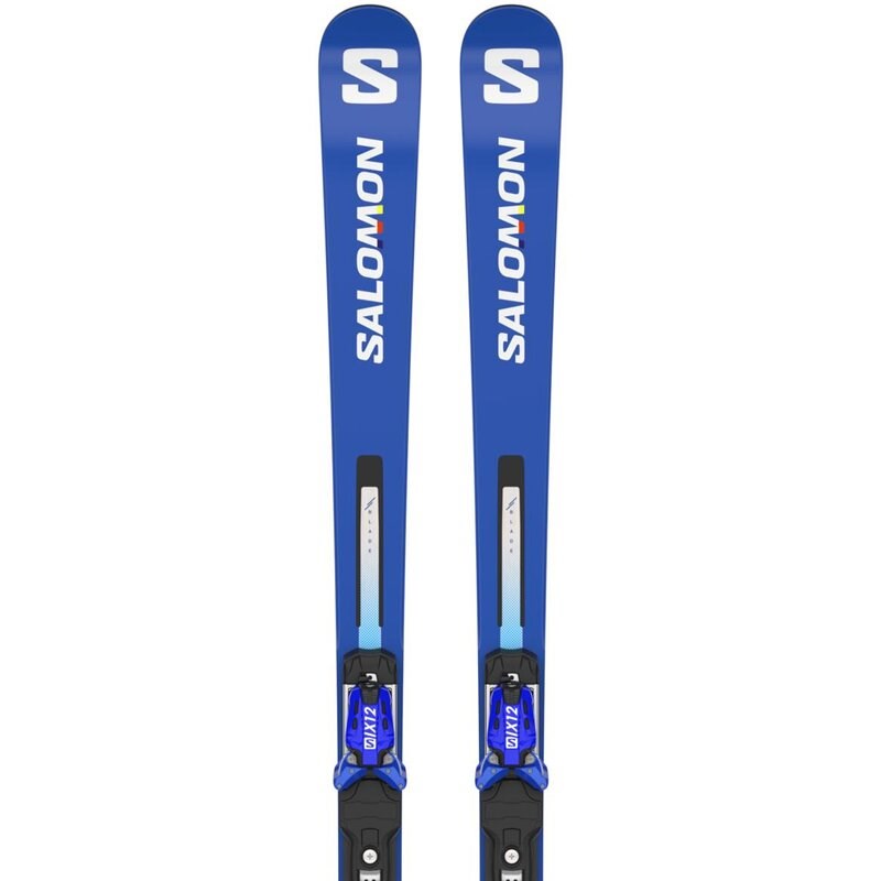 Neu Eingetroffen Salomon Kinder Racing Ski NX - Rennblau/Weiß
