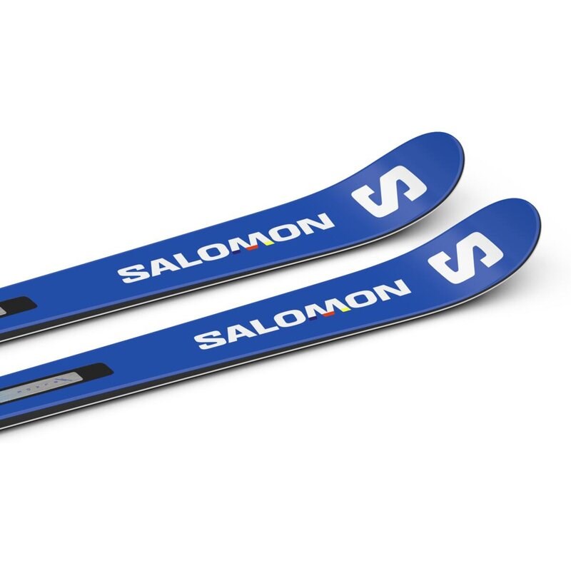 Neu Eingetroffen Salomon Kinder Racing Ski NX - Rennblau/Weiß