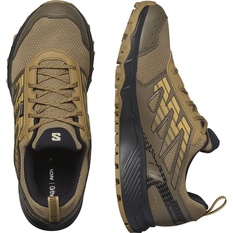 Neu Eingetroffen Salomon Herren Trailrunningschuhe SHOES WANDER GTX - Antikbronze/Kantine/Südliches Moos