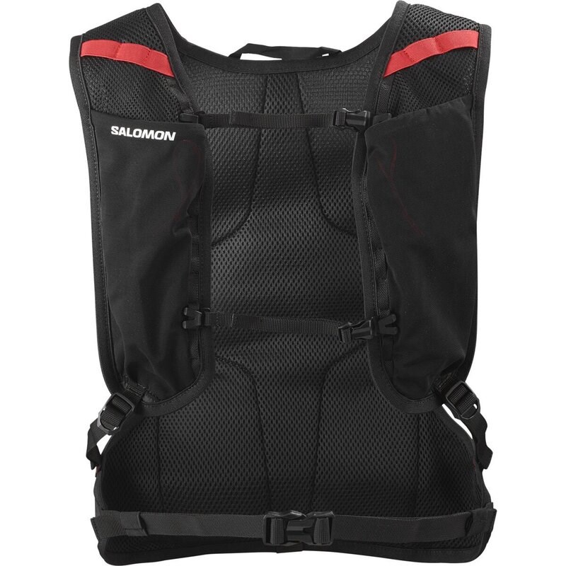 Neu Eingetroffen Salomon Rucksack CROSS 12 - SCHWARZ/WEISS/ROT (HOCHRISIKO)