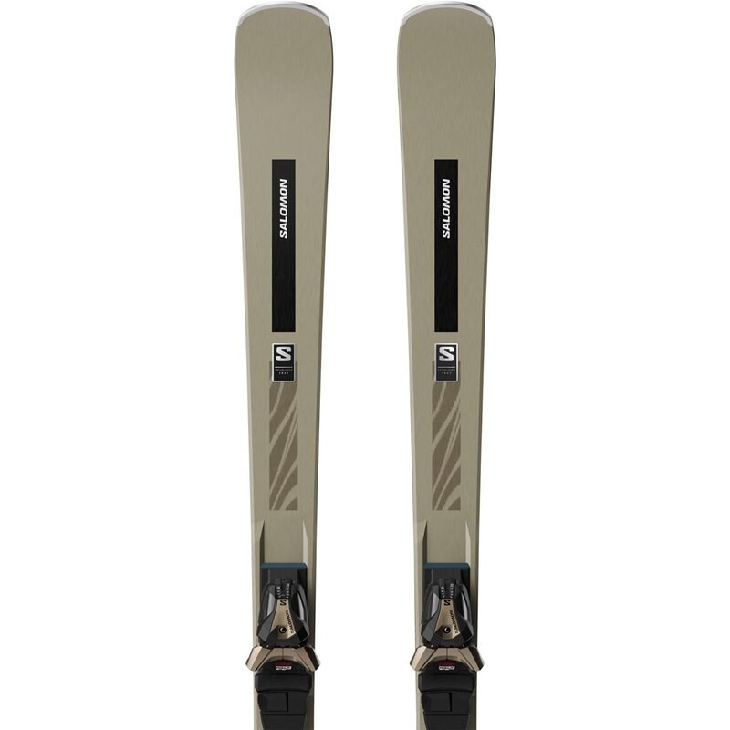 Neu Eingetroffen Salomon Damen All-Mountain Ski E - Light Bronze Metallic/Black