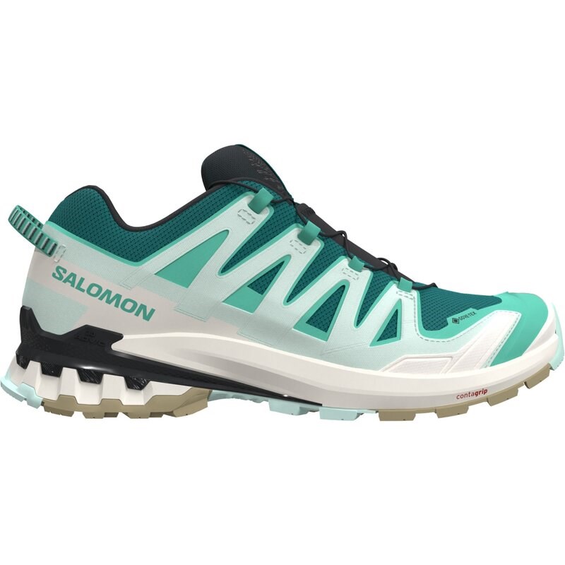 Neu Eingetroffen Salomon Damen Trailrunningschuhe SHOES XA PRO 3D V9 GTX W - Tiefer See/Elektrisches Grün/Vanilleeis