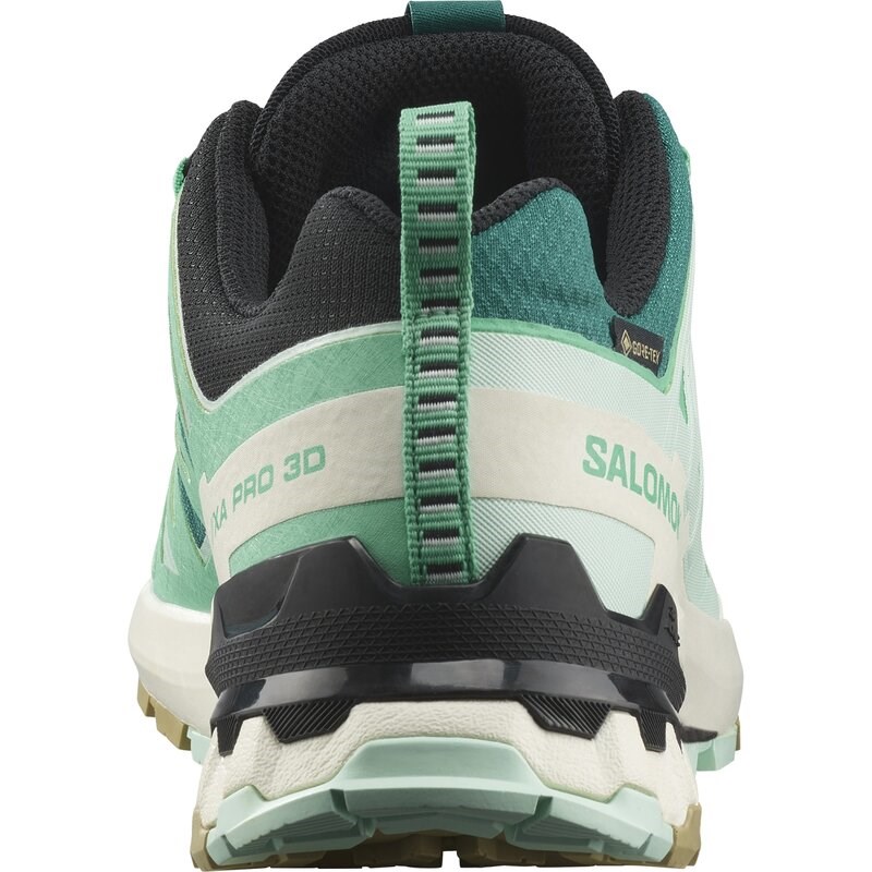 Neu Eingetroffen Salomon Damen Trailrunningschuhe SHOES XA PRO 3D V9 GTX W - Tiefer See/Elektrisches Grün/Vanilleeis