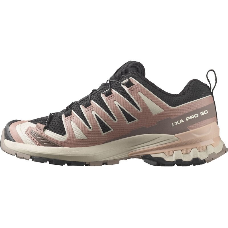 Neu Eingetroffen Salomon Damen Trailrunningschuhe SHOES XA PRO 3D V9 W - Schwarz/Wurzelholz/Mahagonirose