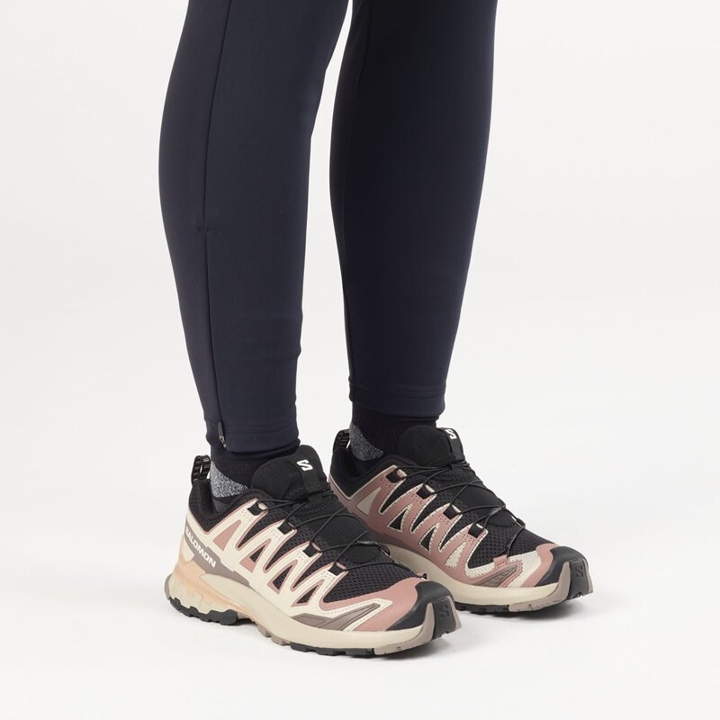 Neu Eingetroffen Salomon Damen Trailrunningschuhe SHOES XA PRO 3D V9 W - Schwarz/Wurzelholz/Mahagonirose