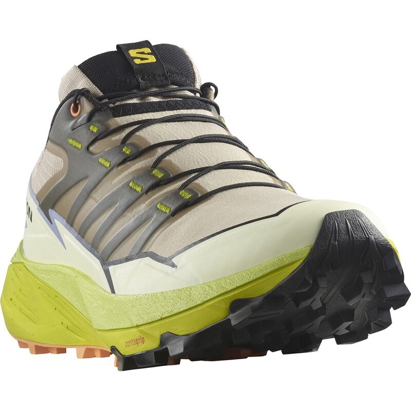 Neu Eingetroffen Salomon Damen Laufschuhe SHOES THUNDERCROSS W - Safari/Schwefelquelle/Schwarz