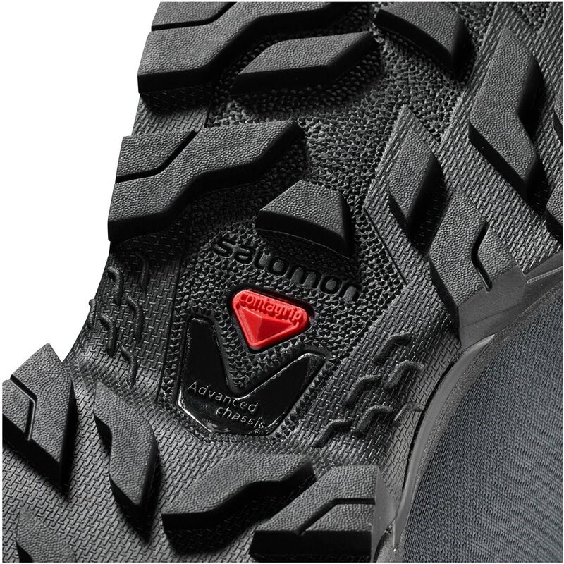 Neu Eingetroffen Salomon Herren Trekkingschuhe "OUTback 500 - Ebenholz/Schwarz/Traubenblatt